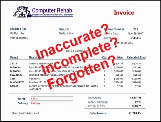 Invoicing System